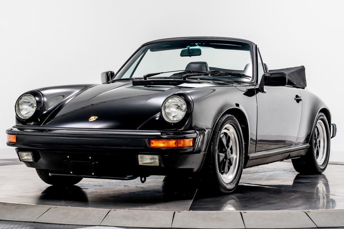 1986 porsche 911 carrera cabriolet 2d coupe 3.2l flat six 5-speed manual