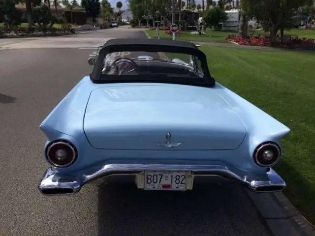1957 ford thunderbird convertible 312ci v8 gasoline 2-speed automatic california