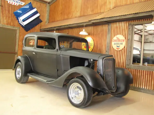 1934 chevy 2 door sedan steel rolling body 70's era built show car stored years