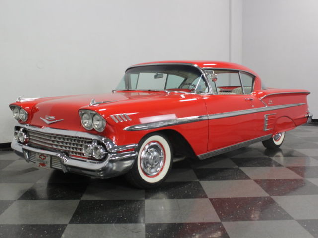 beautifully restored 58 impala, 348 v8, tri-power, 700r4 trans, cold a/c, nice!