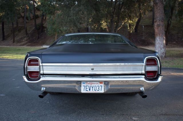 1968 ford galaxie 2 door fast back matte black 390 motor