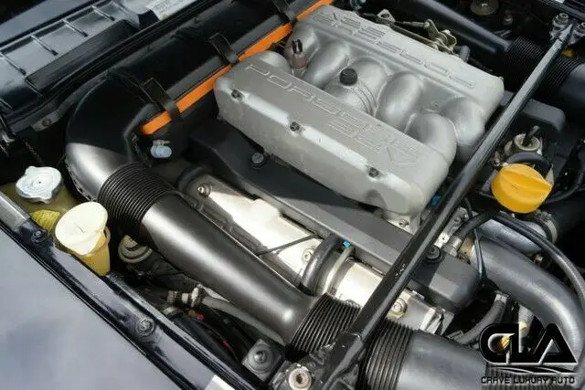 1988 porsche 928 s4 coupe 5.0l 8-cyl engine manual black