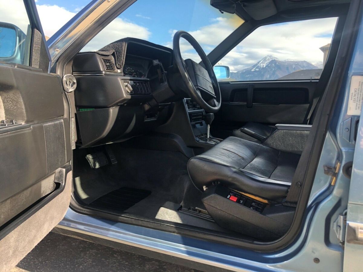 1987 volvo 760 sedan blue rwd automatic gle