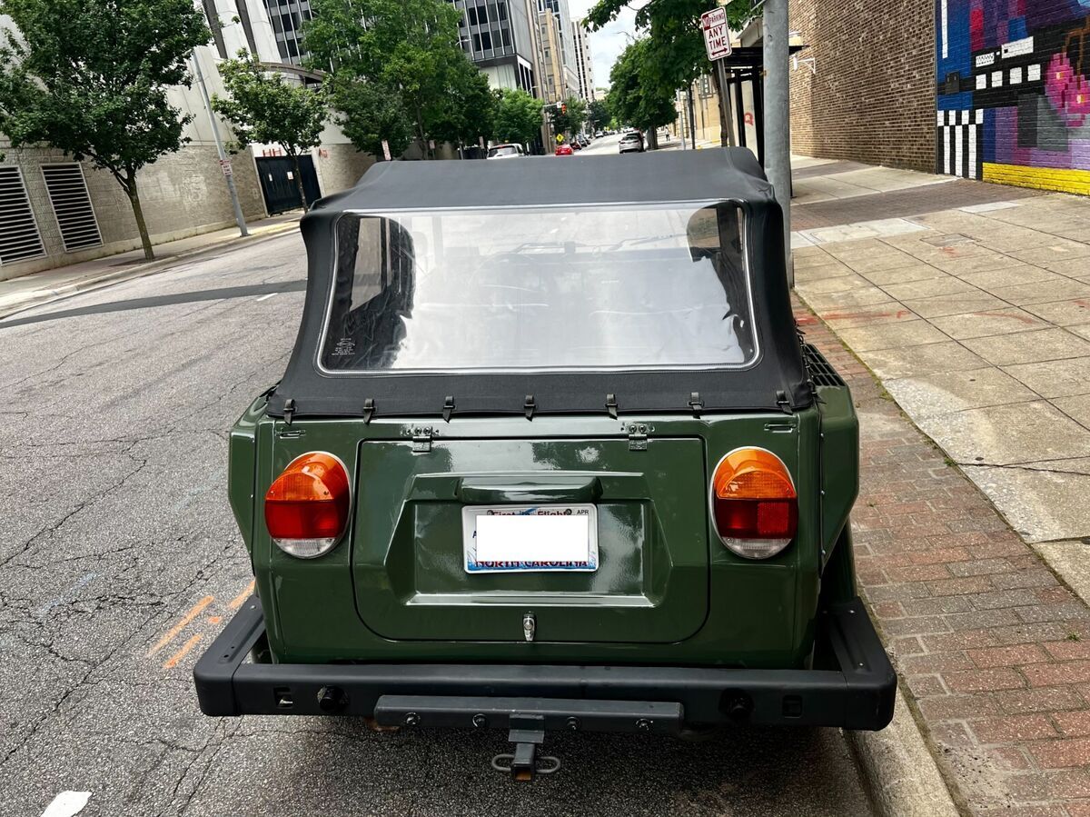 avocado green, presents very well, and drives like a dream
