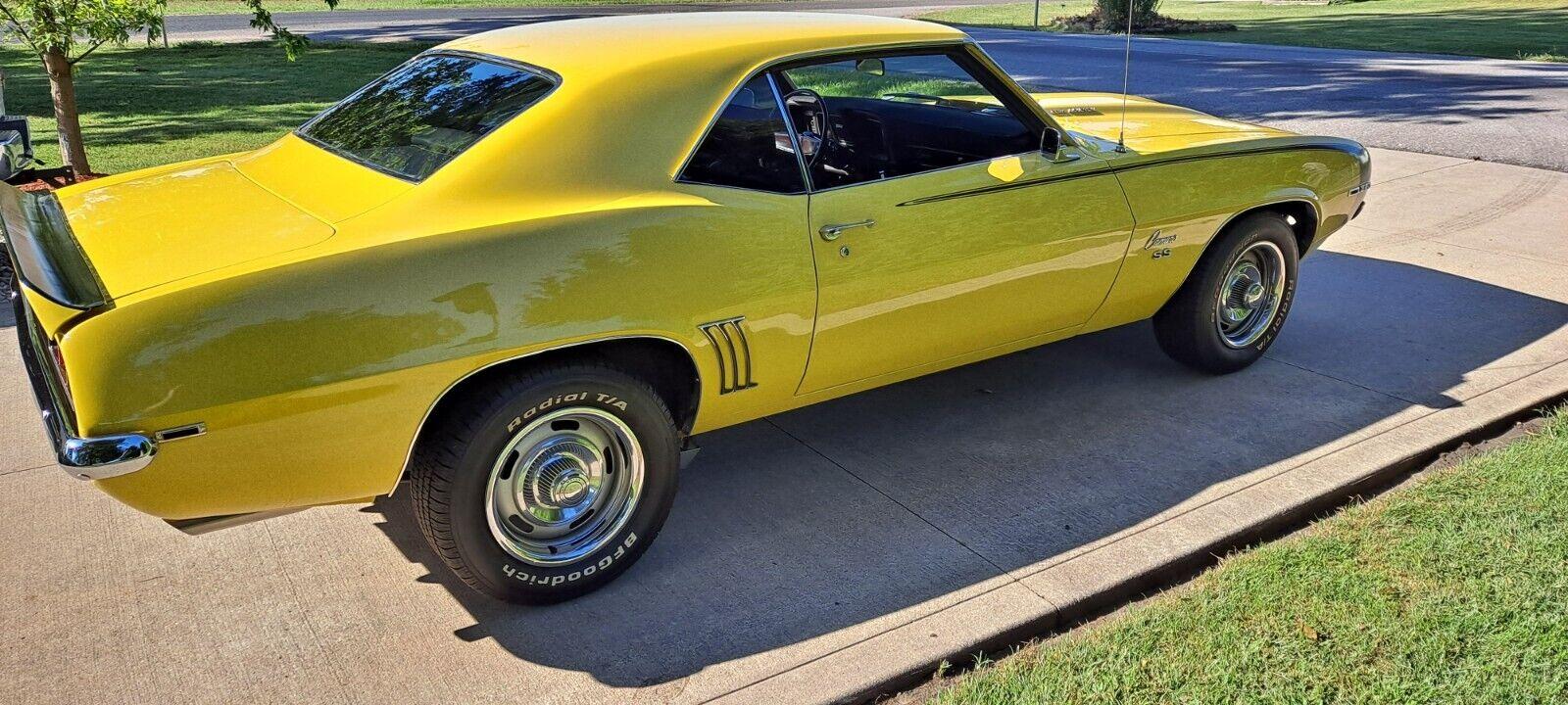 1969 chevrolet camaro ss 2 door coupe with a 350