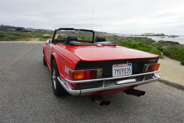 rare, early triumph tr6 (first official model year was 1969)