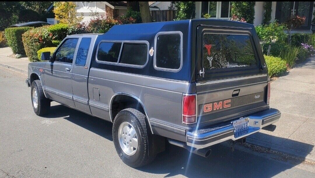 1989 chevrolet s-10 grey s15 4.3l 4x4 extended cab rare