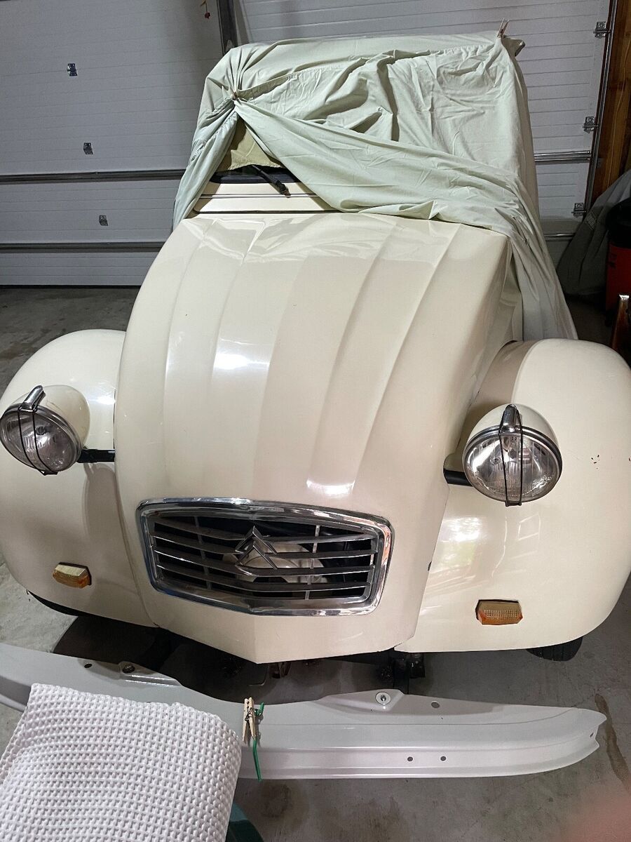 citroen 2cv with rare suicide doors and upgraded 602cc engine