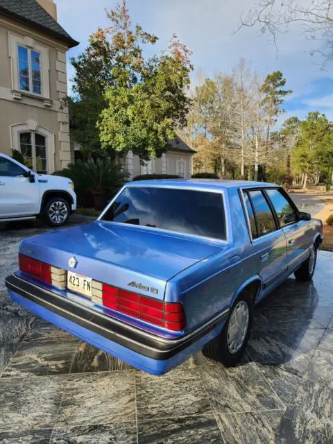 1986 dodge aries k car excellent condition 64,000 miles 1 owner for 36 years!