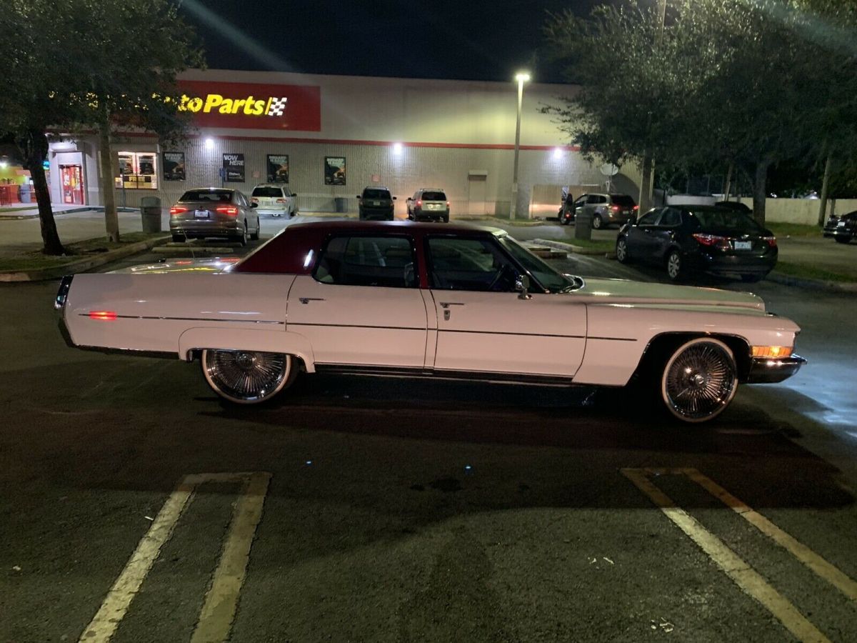 1972 cadillac fleetwood white 4wd automatic