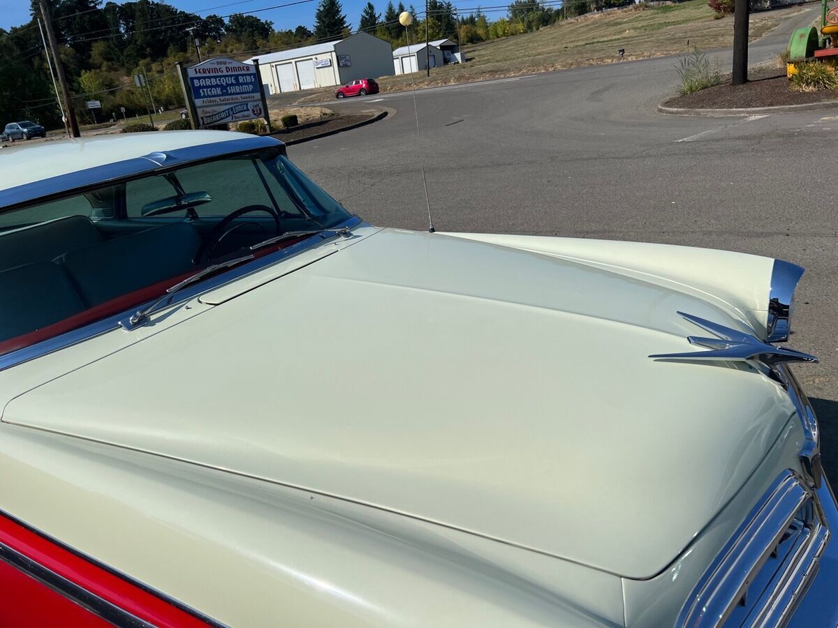 1955 chrysler new yorker sedan red fwd automatic deluxe