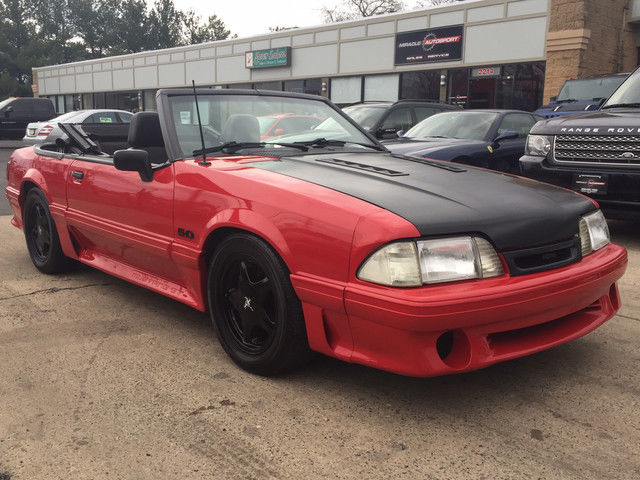 gt fox body convertible cheap clean fast 5 speed rare performance mods new top