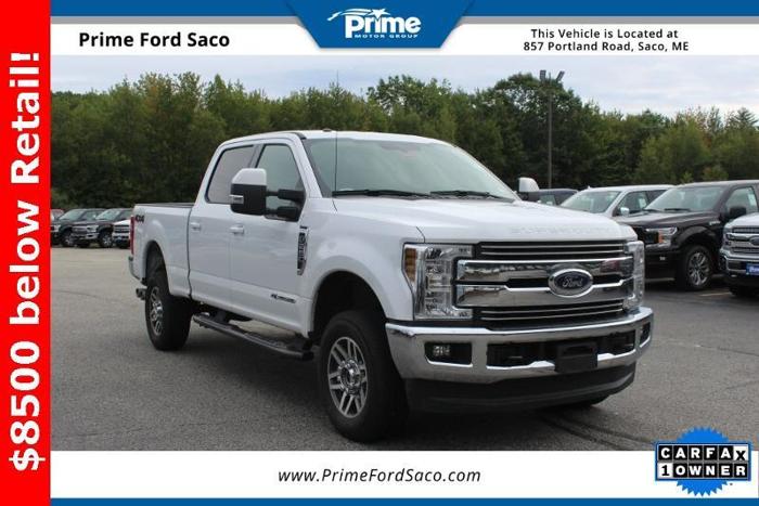 2018 ford f-250 super duty lariat 4x4 lariat 4dr crew cab 8 ft. lb pickup for sale in saco, maine