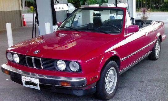 1989 bmw 325i convertible coupe automatic recaro sports leather seats low miles