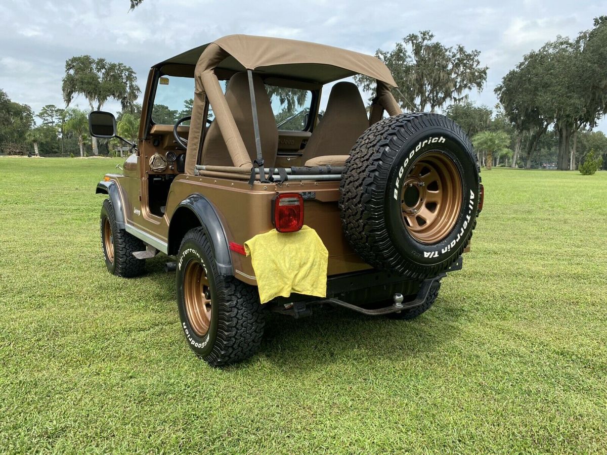 1979 jeep cj-5 brown 4wd manual golden eagle