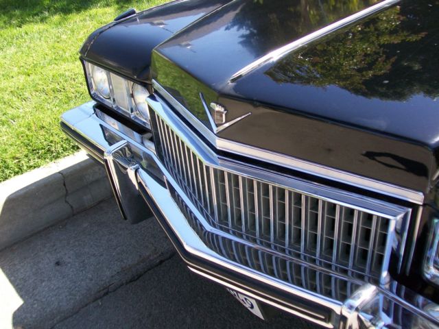 1973 cadillac coupe deville triple black