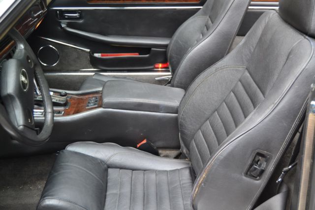 1989 jaguar xjs 5.3 v12 convertible - rare black on black on black