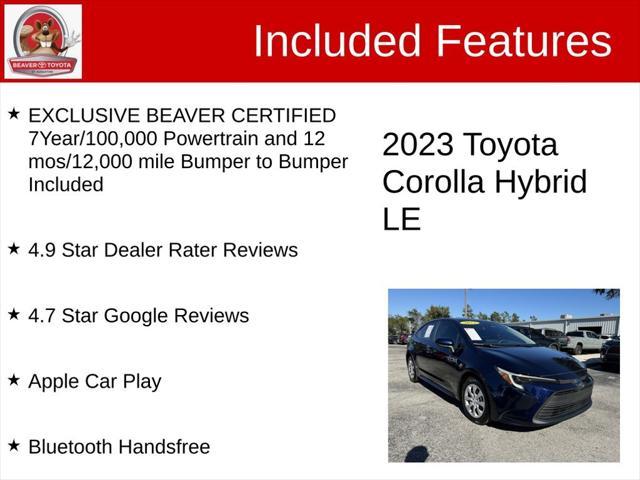 2023 toyota corolla hybrid se