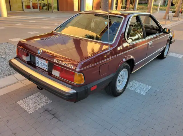 rare collectible 1983 bmw e24 633csi shark 5 speed w/comprehensive service rex!