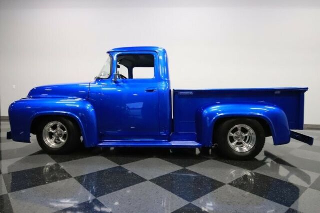 pickup blue classic vintage collector ac v8 auto upgrade f100 f 100 hei edelbroc
