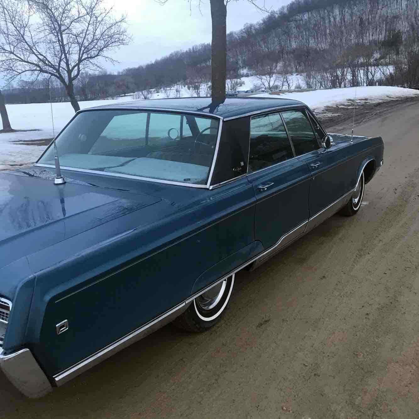 1968 chrysler new yorker sedan blue rwd automatic
