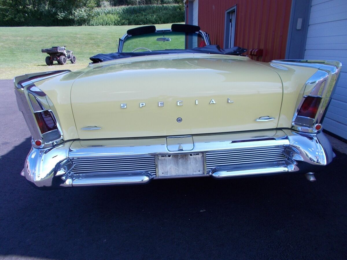 1958 buick special convertible only 39,000- rare car