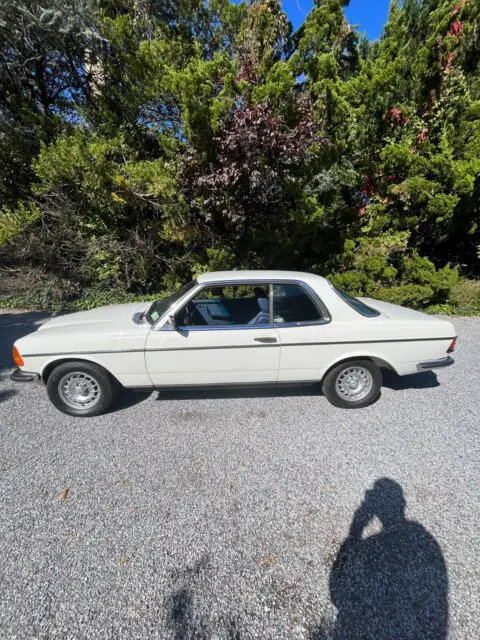 white 1978 mercedes-benz 280 ce imported from france with full service record