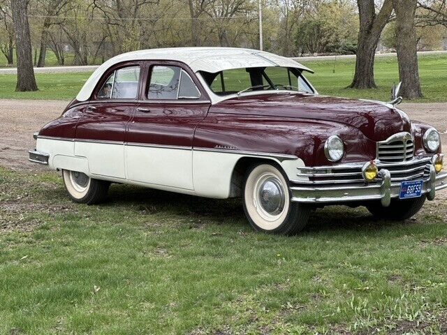1950 packard std 8 “super 8” 4 door sedan classic inline 8 3 speed manual