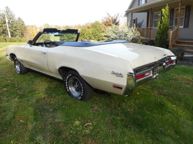 1971 buick skylark convertible 350 4bbl factory a/c very nice driver solid car