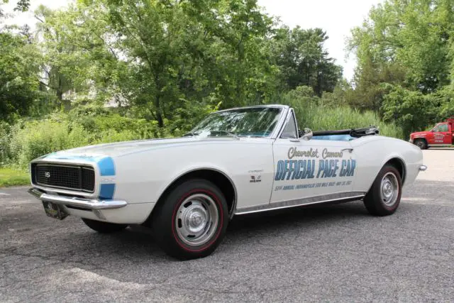 1967 camaro convertible indy pace car "big block, 4-speed, full restoration"
