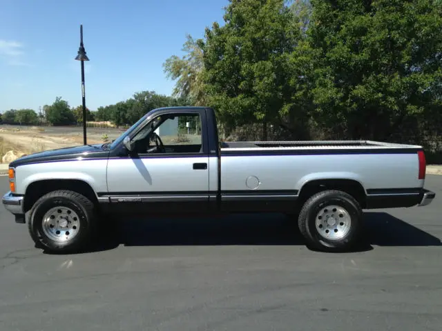 1988 chevy 3/4 ton 4x4 rust free 90k original miles gear vendors over drive
