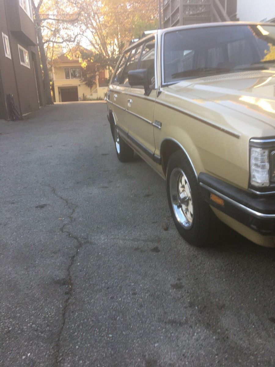 1983 subaru gl wagon brown 4wd automatic 4wd