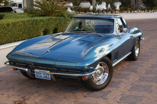 1967 corvette sting ray roadster c2 both tops 327 v8 4 spd excellent condition