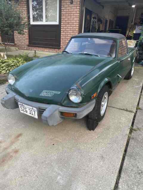 1979 triumph spitfire 1500 convertible green rwd manual spitfire 1500
