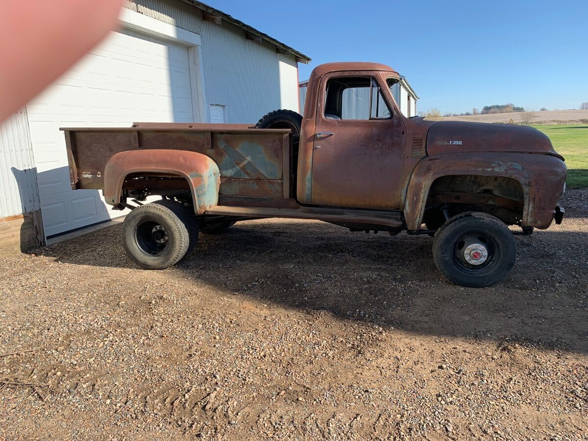 1953 ford f350 standard cab pickup truck 4x4