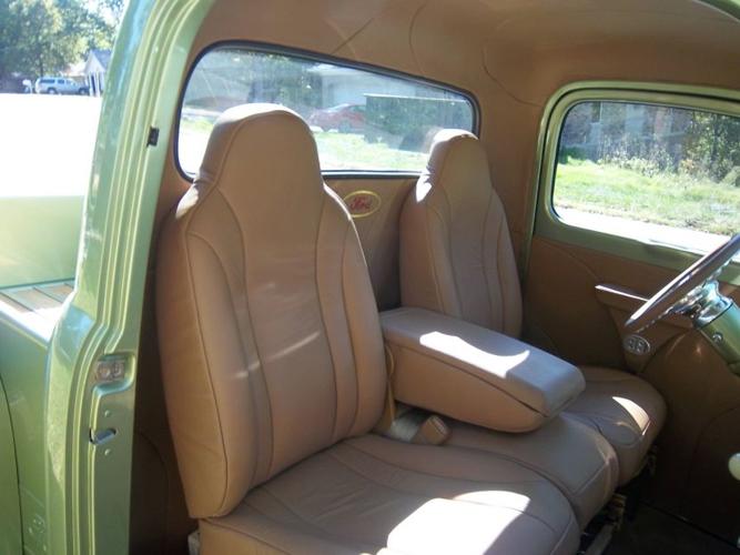 customized 1951 ford f1 pickup with a chevy 350 v8 in springdale, arkansas