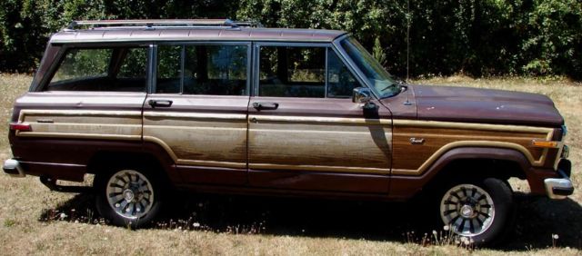 1984 jeep grand wagoneer for restoration or parts .. rust-free 141/k miles