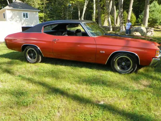 1971 chevrolet chevelle ss396 #'s match 3 speed factory a/c fresh restoration