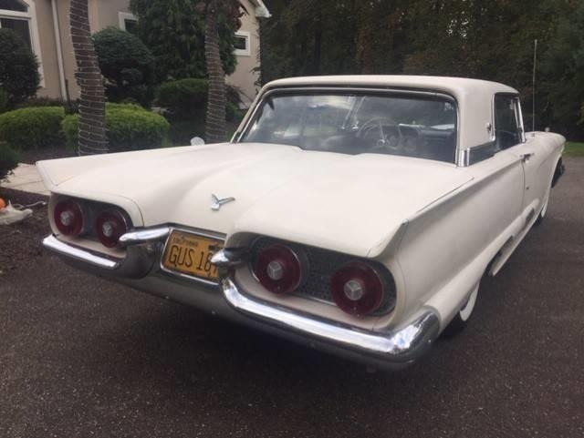 1958 ford thunderbird power stirring ,power brakes 37354 miles white coupe 352 v