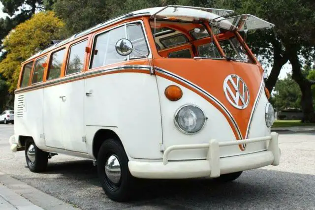 1965 volkswagen bus vanagon bus/vanagon 23 window/ clean title 96934 miles white