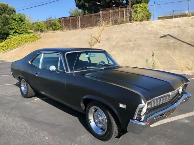 1968 chevrolet ii nova rebuilt 350 matte black