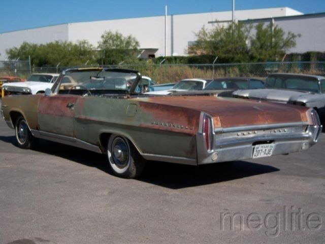 1964 pontiac bonneville convertible 0 green convertible 389 a