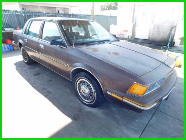 1986 buick century custom 3.8l v6 12v automatic no reserve