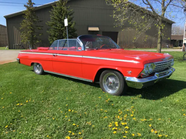 real 1962 chevrolet impala ss convertible 409 not 427 corvette, camaro, hemi 4sp
