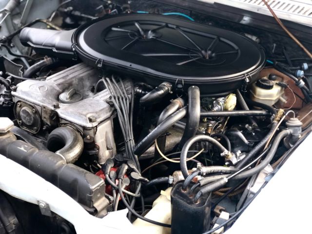 1976 mercedes benz 280c coupe powder blue!