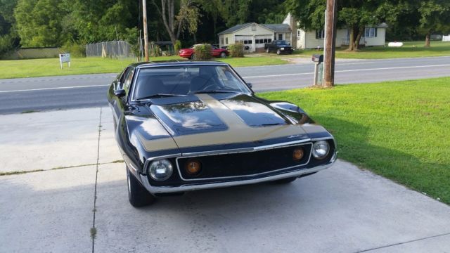 1972 amc javelin amx v8 304, 3 speed, pwer steering, dual exhaust, new paint