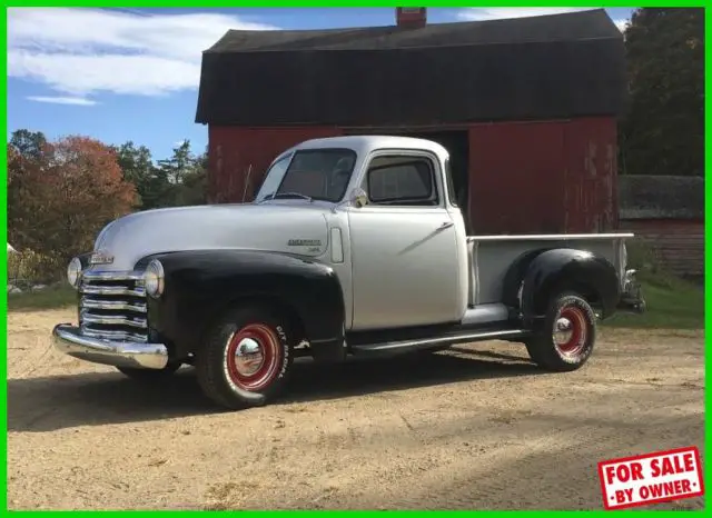 1951 chevy 5 window classic truck rebuilt engine & trans 3 speed manual