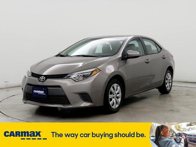 2016 toyota corolla le