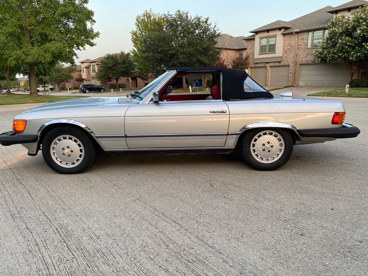 1978 mercedes-benz 450sl convertible grey rwd automatic