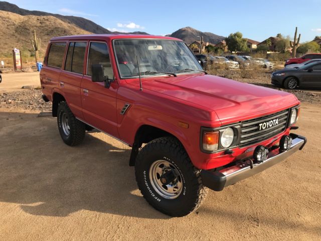 1987 toyota land cruiser fj60 no rust southwest cruiser ome lift excellent cond